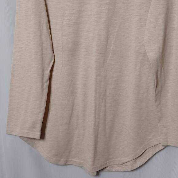 PACSUN Women's Beige Crew Neck Long Sleeve Sweatshirt.  L - Picture 3 of 10
